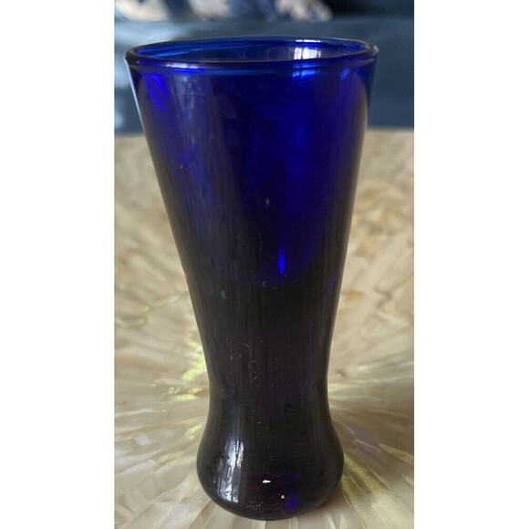 Queen Maleficent Snow White Movie Villain Disney Parks‎ Shot Glass Cobalt Blue - Picture 2 of 4
